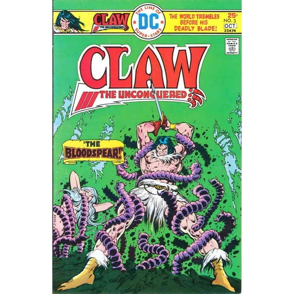 Claw the Unconquered #3 VF ; DC Comic Book