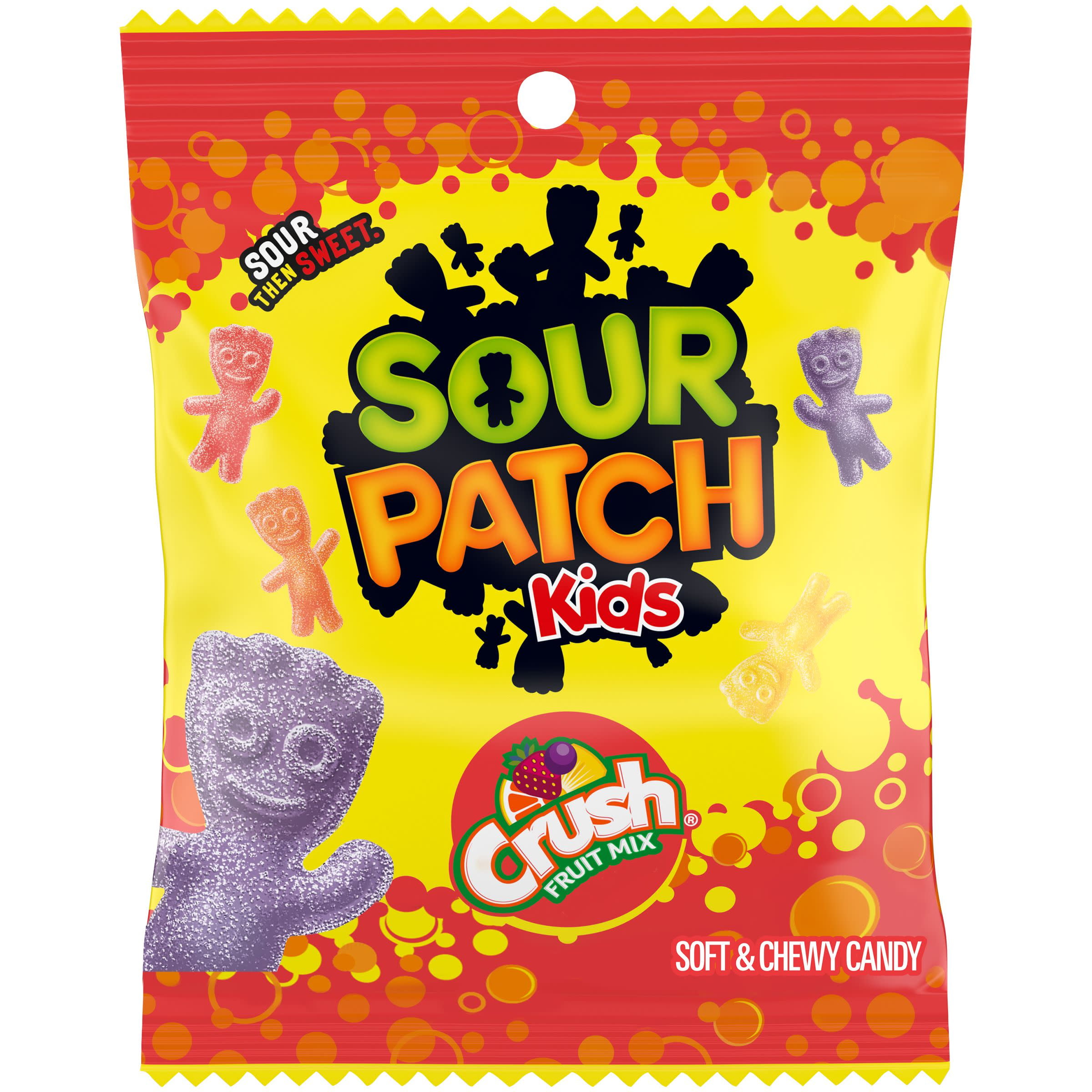 SOUR PATCH Candy, Crush Soda Fruit Mix Flavor, 5.0 Oz