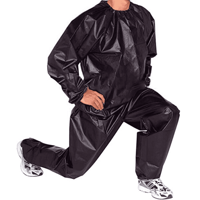 Combinaison de Sauna D\'entraînement Physique Perte de Poids Corps Entier Sauna Exercice Gym Anti-Rip PVC pour Hommes Femmes