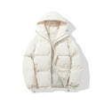 thumbnail image 2 of iHPH7 Puffer Jacket Women Warm Winter Coats for Women Hooded Puffer Jacket Women Winter Outfits for Women Winter Jackets for Women's Outerwear Winter Parka for Women Beige L, 2 of 4