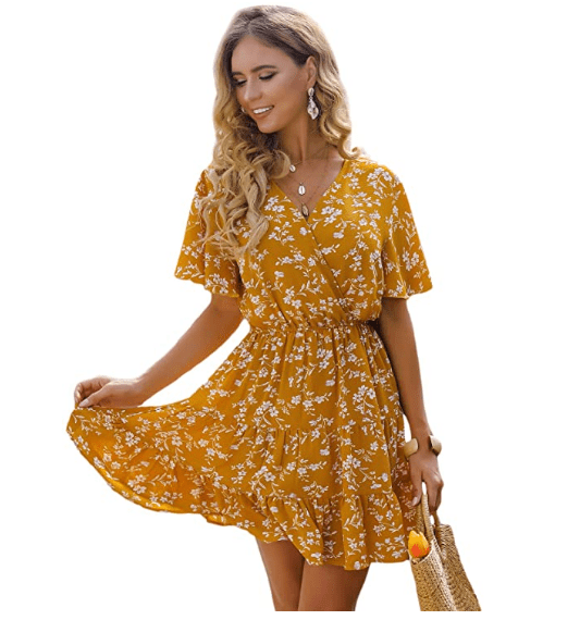 frill summer dress