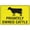 Metal tin sign 442, variant on Cattle Crossing Metal Tin Sign Aluminum Warning Sign Vintage Decorative Wall Art Plaque for Garage Man Cave Home Office Business Farm Ranch Indoor Outdoor Wall Decor 8x12 Inch