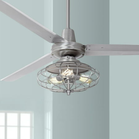 Casa Vieja 60 Casa Turbina 8482 Brushed Steel Ceiling Fan