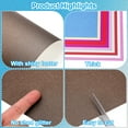 thumbnail image 3 of Uxcell Glitter Cardstock Paper, 250gsm Sparkly Paper 10 pack 10x10 inch Brown, 3 of 6