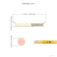 thumbnail image 3 of ANGARA Natural Prong-Set Diamond Bar Necklace in 14K Yellow Gold for Women (Size-2.3mm| Color-K| Clarity-I3) | April Birthstone, Anniversary, Jewelry Gift for Women | Natural Diamond Necklace, 3 of 7