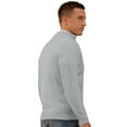 thumbnail image 3 of Iceglad Mens Quarter Zip Sweater Cable Knit Stand Collar Pullover Casual Thermal Knitwear, 3 of 7