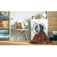thumbnail image 2 of Ahgly Company Machine Washable Indoor Round Transitional Red Area Rugs, 5' Round, 2 of 7