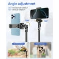 thumbnail image 3 of 62’’ Cell Phone Tripod Stand, Adjustable Floor Cellphone Tri Pod Holder with Remote for iPhone and Android, Portable Compact Smartphone Selfie Stick for Video Recording Camera Ring Light Filming, 3 of 3