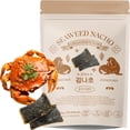 thumbnail image 1 of Korean Food SEA*ART Chilli Crab Flavored Seaweed Nachos – 40g (1.41oz) Zipper Pack – Bold Chilli Crab Kick, Crispy & All-Natural, 100% Vegan Fusion Gourmet Sea Vegetable Treat, 1 of 5