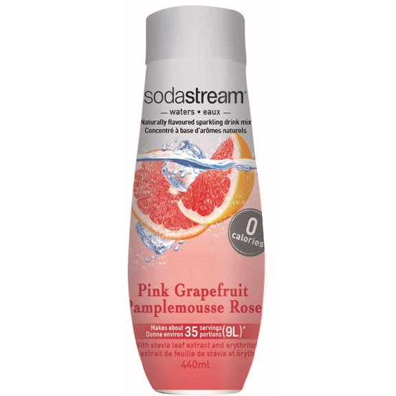 SodaStream Pink Grapefruit Zero Calorie Syrup, 14.8 Fluid Ounce 14.9 Fl Oz (Pack of 1)