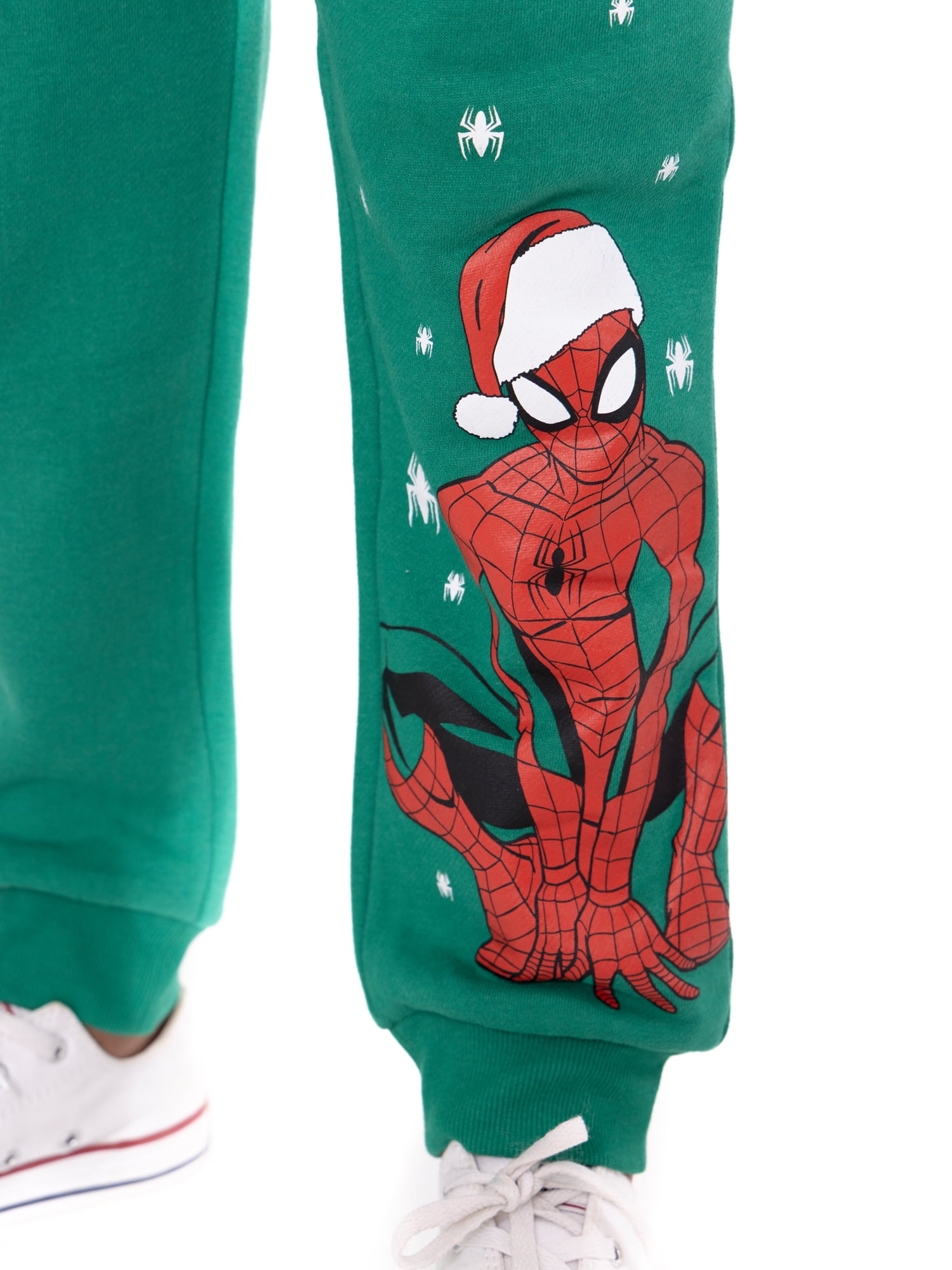 Spider-Man Boys Holiday Graphic Print Sweatshirt and Joggers Set, Sizes 4-18