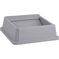 thumbnail image 3 of Rubbermaid Commercial Untouchable Square Swing Top - Square - 4 / Carton - Gray, 3 of 4