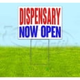 thumbnail image 1 of Dispensary Now Open (18" x 24") Yard Sign, Includes Metal Step Stake, 1 of 6