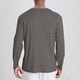 thumbnail image 4 of pstuiky camisas de manga larga para hombre, Camisa deportiva de entrenamiento fácil para hombre, elástica, de color liso, con cuello en V y manga larga salir tops xl, 4 of 4