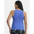 thumbnail image 5 of Time and Tru Women's High Neck Ribbed Tank Top, Sizes XS-XXXL, 5 of 5