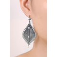 thumbnail image 4 of Pendientes de circonita ovalada geométrica con personalidad sencilla para mujeres y niñas, ZJ8663, 4 of 5