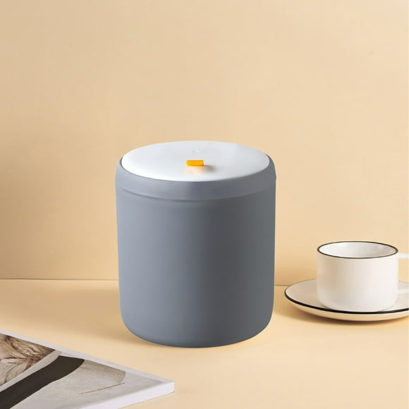 TopLLC Garbage Can, Trash Can, Kitchen Trash Can Small Press Type Rubbish Bin Office Mini Household With Lid Small Living Room Desktop Waste Bin Desktop bin
