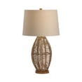 thumbnail image 2 of North Shore Ratten Table Lamp Wicker/Rattan Brown, 2 of 6