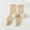 Beige, variant on Mqqzkk Casual Cotton Crew Socks For Women and Men Dress Socks Athltic Socks Casual Stretchy Novelty Socks