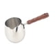 thumbnail image 5 of Cafetera turca de Metal con mango largo de madera, calentador de leche, mango resistente al calor con boquilla para verter, fabricante de Chocolate 420ml, 5 of 8