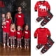 thumbnail image 2 of Conjunto de Pijamas de Navidad para niños y niñas, ropa de dormir de Reno y nieve, para Otoño e Invierno, 2 of 4
