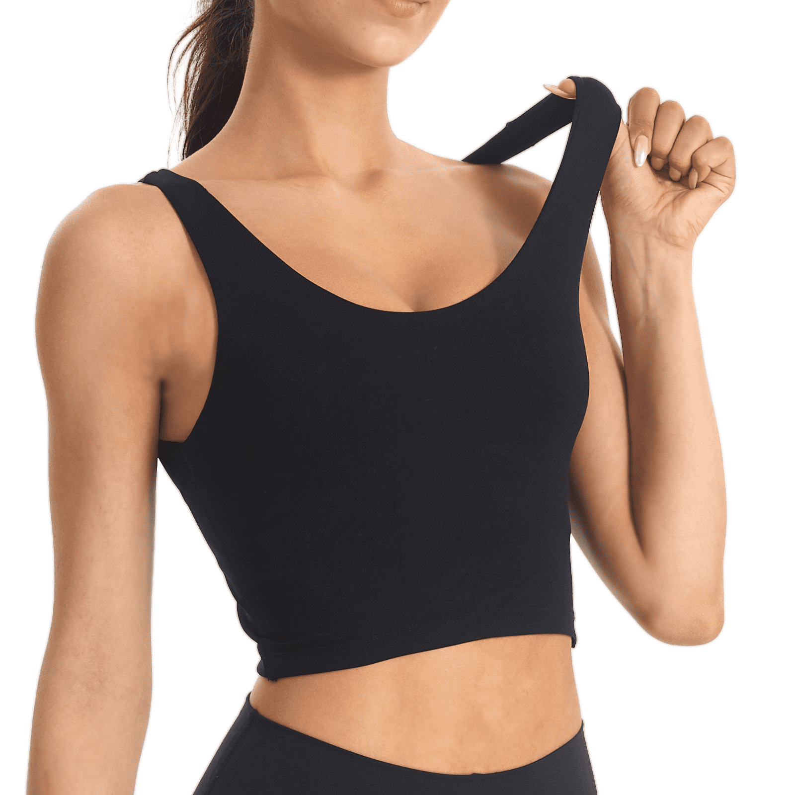 JOJOANS One Shoulder Sports Bras for Women Wirefree Yoga Bra Medium Support  One Strap Sports Bra with Removable Cups, Black, Small : :  Clothing, Shoes & Accessories