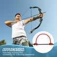 thumbnail image 6 of Uxcell Archery D Loop Rope String Nocking Loop Rope Serving Thread Release Material Red, 6 of 7
