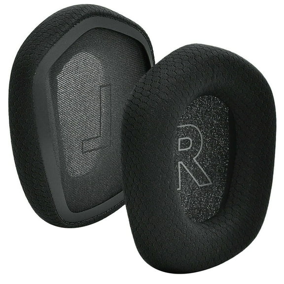 2Pcs Gaming Headset Earcups Earphone Earpads for Logitech G733 Gaming Headset Repair Parts, Black