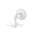 thumbnail image 2 of ganchos de pared giratorios de 360 grados para cocina y baño, sin taladro para colgadores de plástico sin puñones para espátulas, utensilios, artículos de aseo y objetos pequeños, 2 of 6