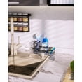 thumbnail image 6 of LEFEE Sink Caddy with Brush Holder, Rustproof Stainless Steel Sink Caddy for Sponge, Kitchen Sink Organizer with Drawable Drain Tray, Brush (8.26 * 3.62 * 4.72 in), 6 of 7
