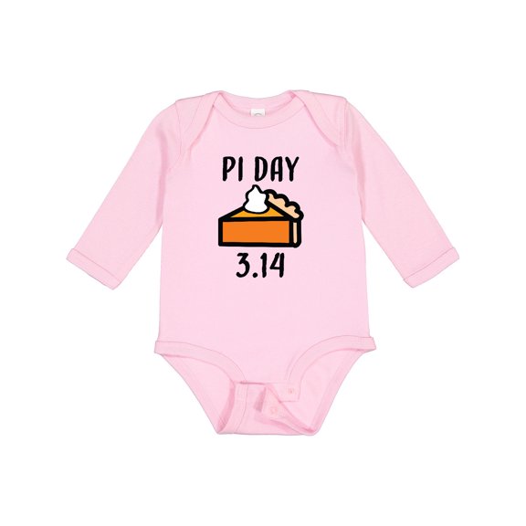 Inktastic Pi Day 3.14 Boys or Girls Long Sleeve Baby Bodysuit