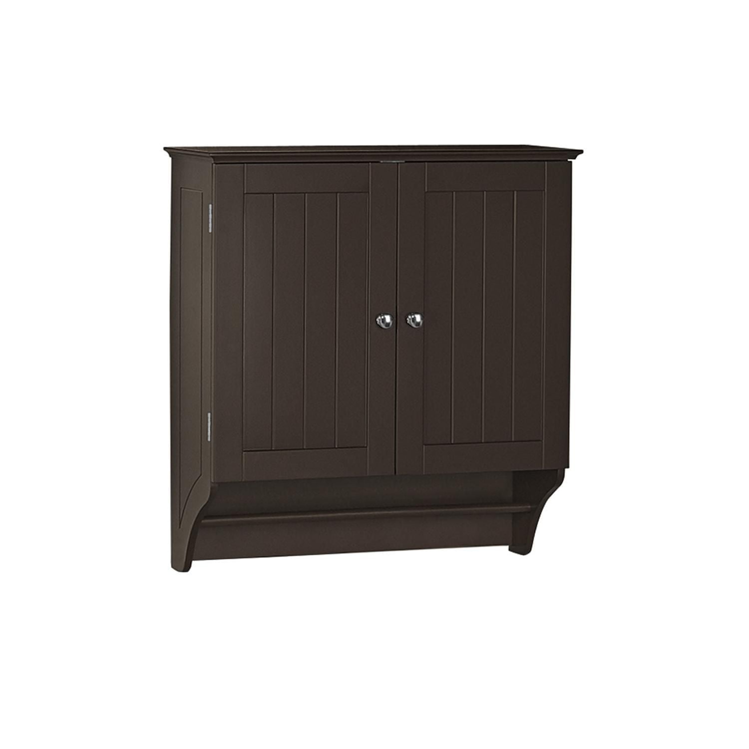 Ashland Collection Maison RiverRidge® Armoire murale à 2 portes 23,82 po. (larg) x 25,44 po. (haut) x 8,86 po. (prof), café