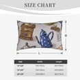 thumbnail image 4 of Pofeuu Antique Vintage Teapot Coffee Grinder Print Polyester Microfiber Plush Pillowcases, Super Soft and Cozy Pillow Case Covers with Envelop Closure（Pillow core not included）-16"x24", 4 of 6
