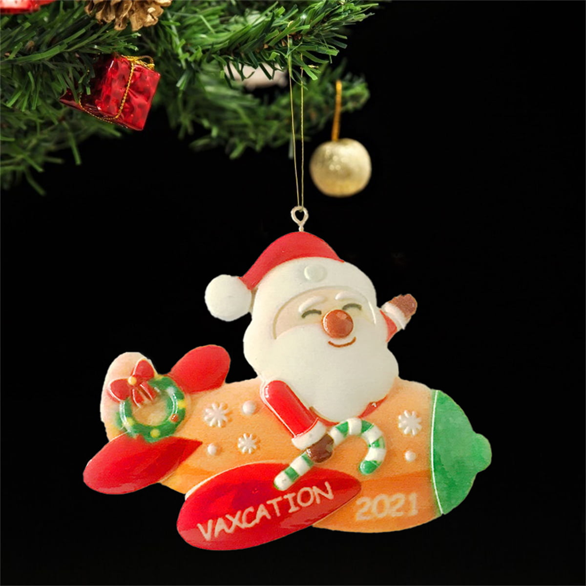 Bottle Cover Christmas Ornament Xmas Tree Hanging Santa Claus Packaging Parts 