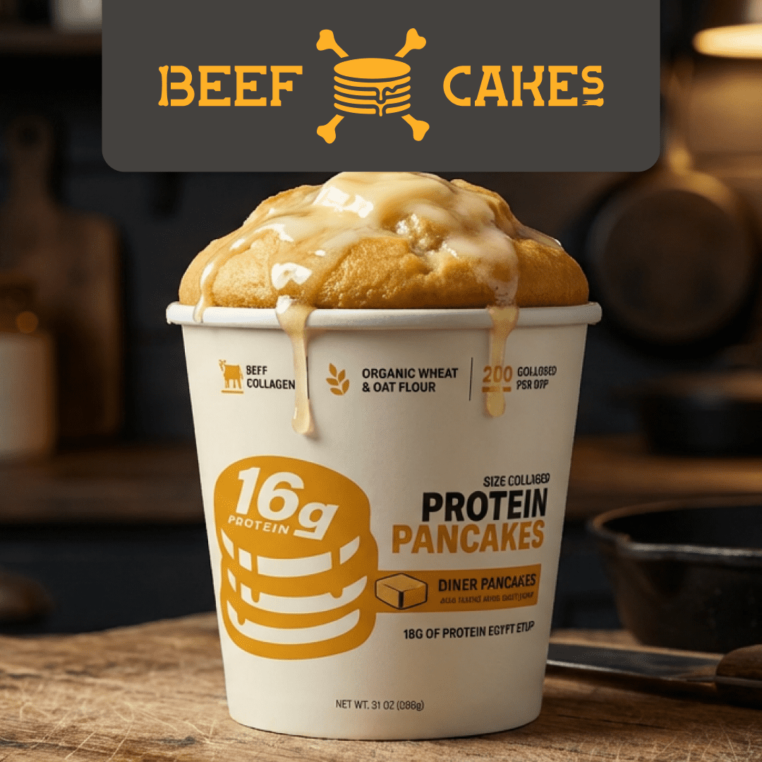 Beef Collagen Protein Pancakes Diner Pancakes (12-Pack)