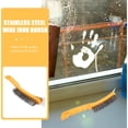 thumbnail image 2 of OULII Steel Wire Brush for Welding Cleaning Tools 2Pcs 10.8x2.2in, 2 of 7