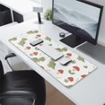 thumbnail image 2 of Long Mouse Pads for Desk,White Cartoon Dinosaurs Mushrooms Desk Mats on Top Of Desks, Desk Mouse Pad Extra Large with 3mm Non-Slip Base and Stitched Edge for Gaming,Work,Home 31.5"x11.8", 2 of 5