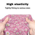 thumbnail image 7 of HELLHERO Flowers Backrest Covers for Seniors Men Women Removable and Washable Rollator Walker Seat Back Cover and Elderly Dust Proof Fit Walkers, 7 of 7