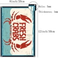 thumbnail image 2 of Seafood Crabs Tin Sign Fresh Crabs Vintage Metal Tin Signs for Cafe Bar Pub Shop Wall Decorative Funny Retro Signs 8 x 12 Inch Colorful, 2 of 7