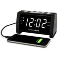 thumbnail image 1 of HANNLOMAX HX-147CR Radio despertador, radio FM PLL, pantalla LED blanca de 1,4", puerto USB para carga de 2,1 A, entrada auxiliar, funcionamiento con alimentación de CA únicamente., 1 of 5