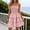c01Pink, variant on Women's Summer Strapless Smocked Tube Dress Trendy Off Shoulder Ruffle Tiered Flowy Beach Boho Mini Sundress Black XL