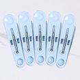 thumbnail image 4 of EXHUMKY 100Ud Clips Para Ropa Antideslizantes De Plástico Azul Para Usar En El Hogar, 4 of 8