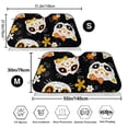 thumbnail image 3 of Balery Cat Skulls And Flowers Windshield Sun Shade, Car Front Window Sunshade Cover ,Automotive Interior Portected Blocks Uv Rays For Car Pickup Truck Suv Accessories- Small, 3 of 7