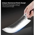 thumbnail image 4 of Butcher Knife 8" Breaking Knife Razor Sharp High Carbon German Steel Forged Boning Knfe with Ergonomic Handle, 4 of 7
