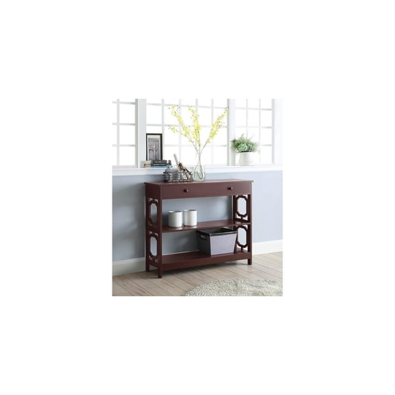 1 Drawer Console Table - Modern Entryway Sofa Side Table with Storage