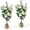 White, variant on 45" H Artificial Tree 2 Pack - Woven Planter with 28 ,Faux for Office Decor & Indoor Outdoor Wedding Decor(red)