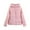 Pink, variant on Womens Coats Long-sleeved Hooded Pocket Zipper Solid-color Winter Cotton Padded Jacket,Coats for Women Gray S