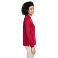thumbnail image 3 of Harriton M348LW Women's Advantage Snag Protection Plus IL Long Sleeve Polo-Red-XS, 3 of 3