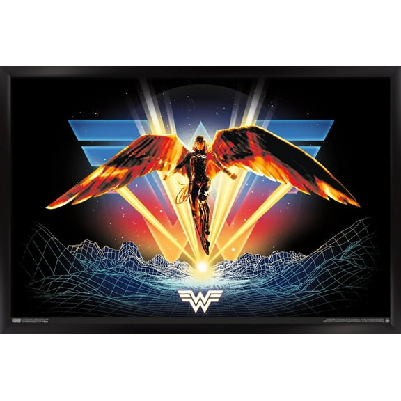 DC Comics Movie - Wonder Woman 1984 - Wings Wall Poster, 22.375" x 34", Framed
