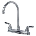 thumbnail image 1 of Laguna Brass 1201Cp Rv/Motorhome Two Handle Non-Metallic High Arc Swivel Kitchen Faucet, Chrome Finish, 1 of 3